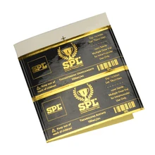 Пользовательский виниловый стикер с принтом бумаги, глянцевый водонепроницаемый стикер бумаги с логотип из золотистой фольги