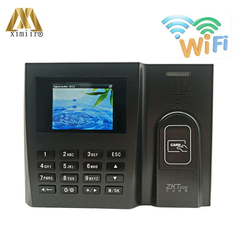 

3 inch touch screen WIFI communication MU260 fingerprint and RFID card time clock linux system fingerprint time attendance