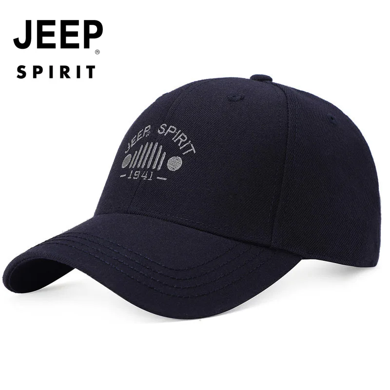 

JEEP SPIRIT Baseball Cap Men's Cap Unisex Caps One Size Embroidery Letter Adjustable Dad Hat Outdoor gorras para hombre