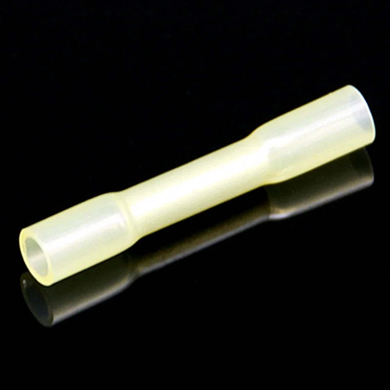 

50PCS Heat Shrink Butt Terminals Red Waterproof Fully Insulated Seal Butt12-18 AWG Electrical Wire Crimp Terminal Connectors
