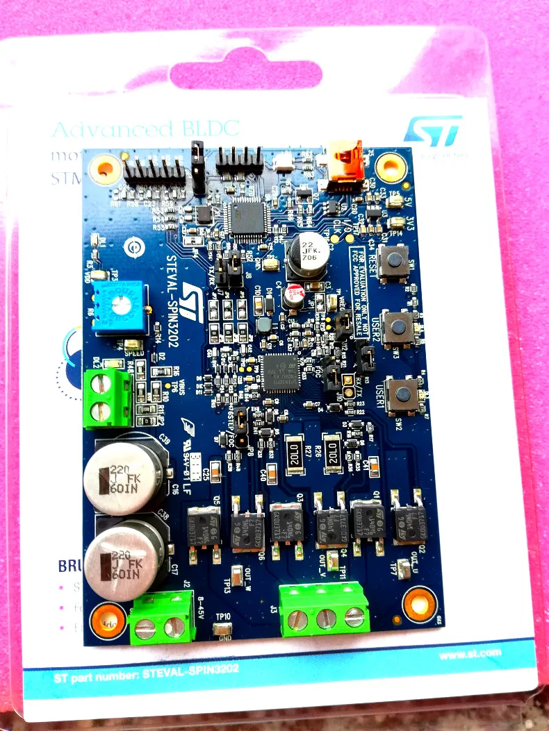 

STEVAL-SPIN3202 Advanced 3-phas BLDC STSPIN32F0A STD140N6F