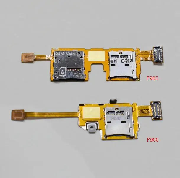 Оригинальная плата для sim-карт Samsung P900 P905 устройство считывания Sim-карт замена