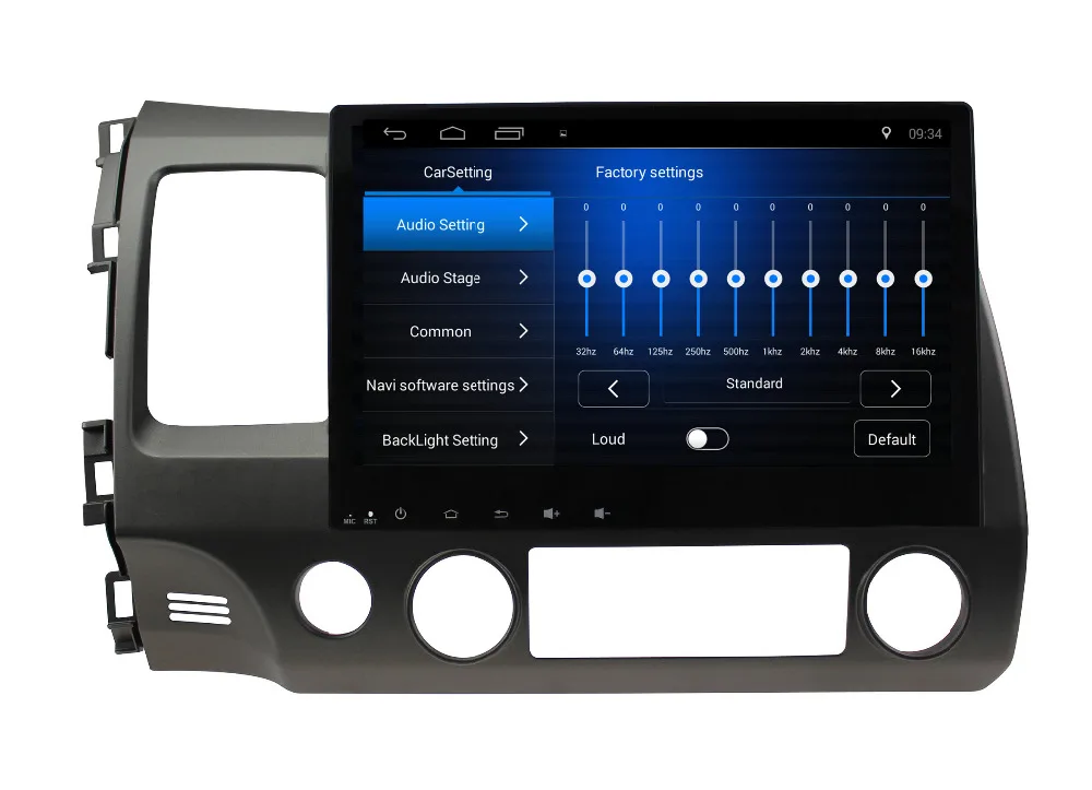 Sale Nedehe 2G+32G Android 8.1 Quad core 10.1 inch for Honda Civic 2006-2011 car radio dvd gps navigation car console audio player 9