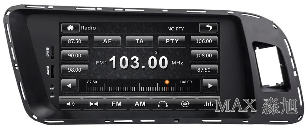 Best MAX Car Radio GPS Navigation System For Audi Q5 Bluetooth Call/Music Free Maps Steering Wheel Control 9