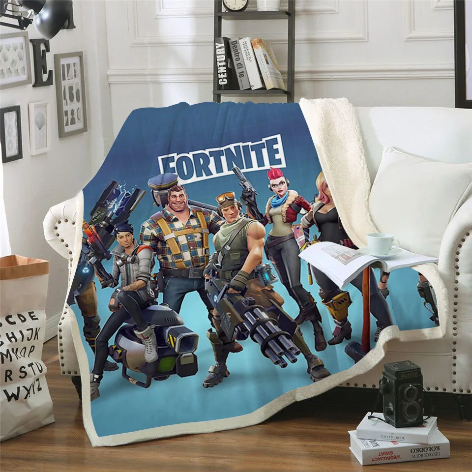 

Shooter Photo 3D Print Sherpa Blanket Couch Quilt Cover Travel Child Bedding Outlet Velvet Plush Throw Fleece Blanket Bedspread