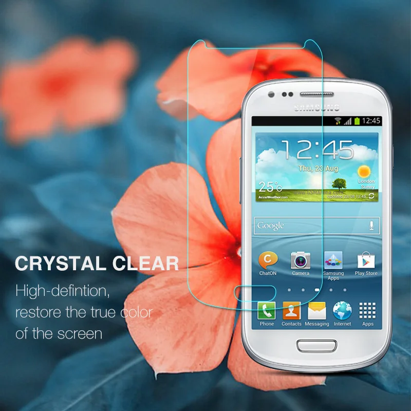 Nicotd 9H Transparent Tempered Glass For Samsung Galaxy S3 Mini Screen Protector protective film for Samsung I8190 S III s3 mini (2)