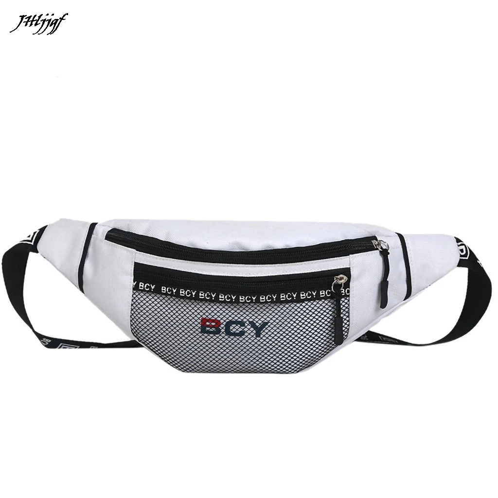 

BVY Fashion Brand Bag Neutral Outdoor Travel Messenger Unisex Bags Zipper Canvas Crossbody bag Sport Chest Bag Waist Bag Bolsos