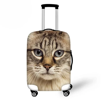 

Waterproof Luggage Protective Dust Cover Cute Printing Cat Elastic Suitcase Cover to 18/20/22/24/26/28/30 Trunk Case