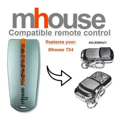 2 шт. MHouse TX4 совместимый пульт дистанционного Управление/ручной передатчик плавающий код