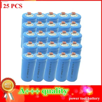 

1.2V 1800mAh Sub C SC Battery Cells Rechargeable Batteria Ni-CD with tab 4.25*2.2cm Size 25 Pieces Included