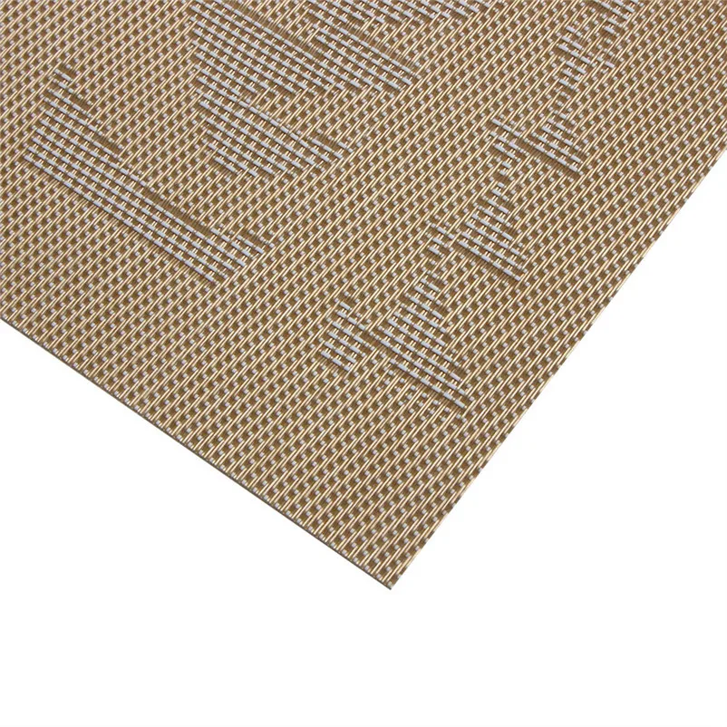 Christmas Placemat Woven Non-slip PVC Insulation Placemat Washable Table Mats For Kitchen Christmas decoration for home O31 (3)