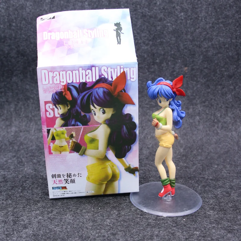 

Freeing Anime Dragon Ball Girls Lunchi Tiny Figure Model Toys Dragonball Styling 12cm