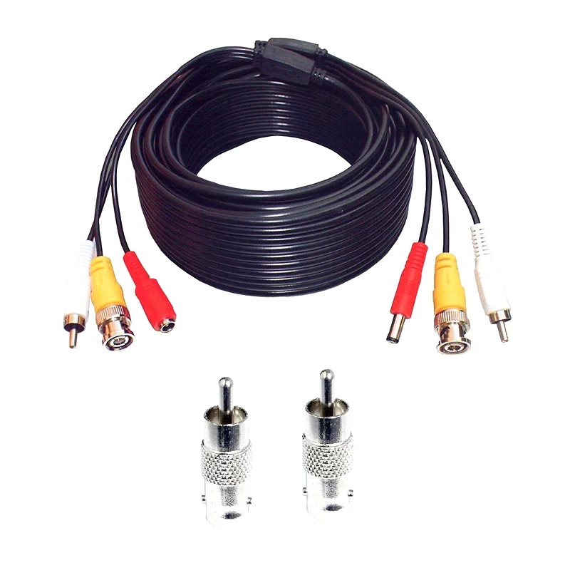 5M / 10M / 15M / 20M Security CCTV Cable BNC RCA CCTV Camera Video Audio AV Power Cable For Surveillance Camera DVR System 5M / 10M / 15M / 20M Security CCTV Cable BNC RCA CCTV Camera Video Audio AV Power Cable For Surveillance Camera DVR System