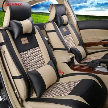 

KEOGHS Universal car seat cover car seats protector for geely atlas emgrand X7 7 emperial for hyundai solaris 1set
