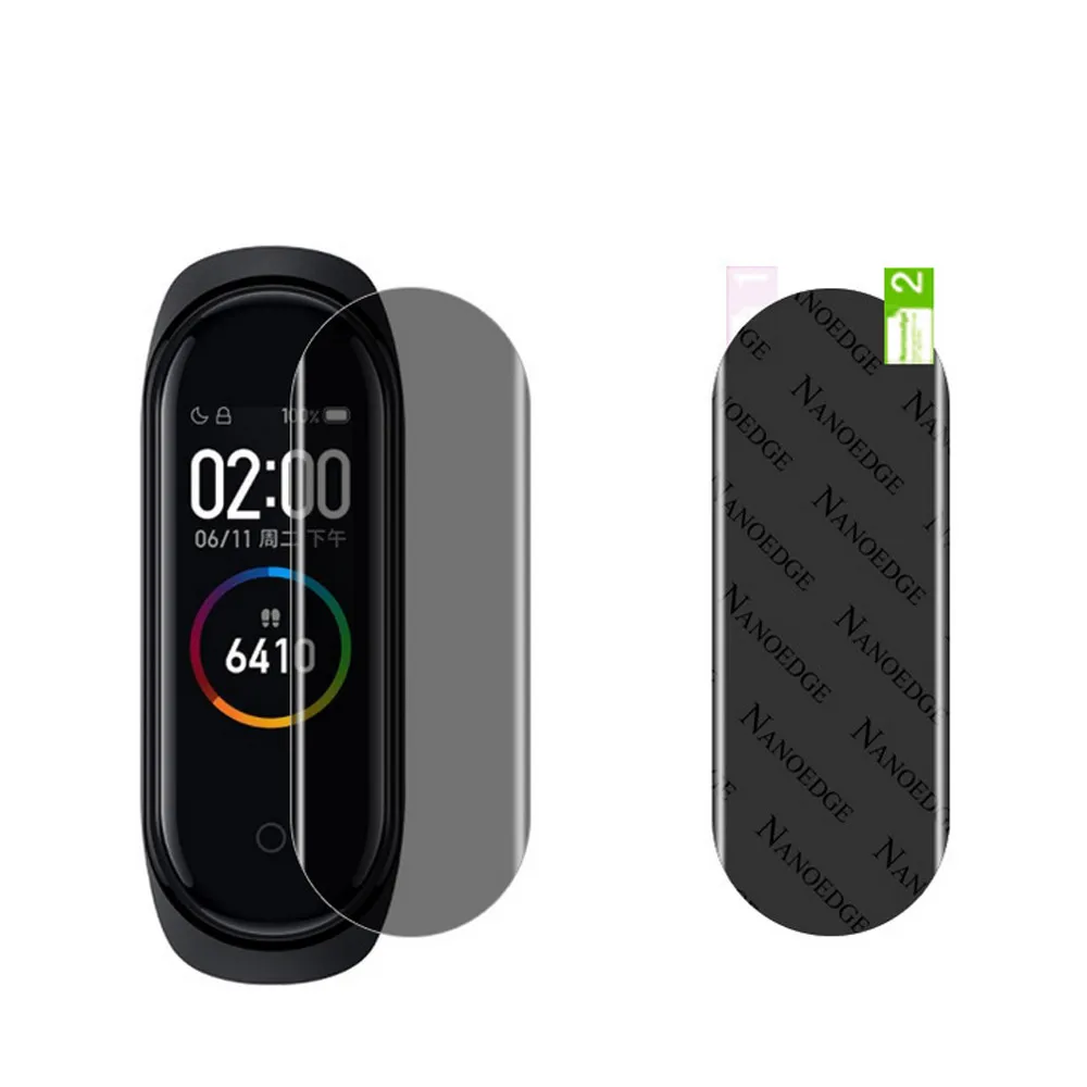 

Smart Watch Privacy Soft Hydrogel Cover Protective film Smudge-proof HD Film Screen Protector Bubble-free For Xiaomi Mi Band 4