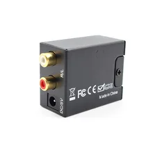 Audio Decoder SPDIF ATV DAC Amplifier Adapter Digital to Analog Audio Converter Optical Fiber Toslink Coaxial Signal to RCA R/L Audio Decoder SPDIF ATV DAC Amplifier Adapter Digital to Analog Audio Converter Optical Fiber Toslink Coaxial Signal to RCA R/L