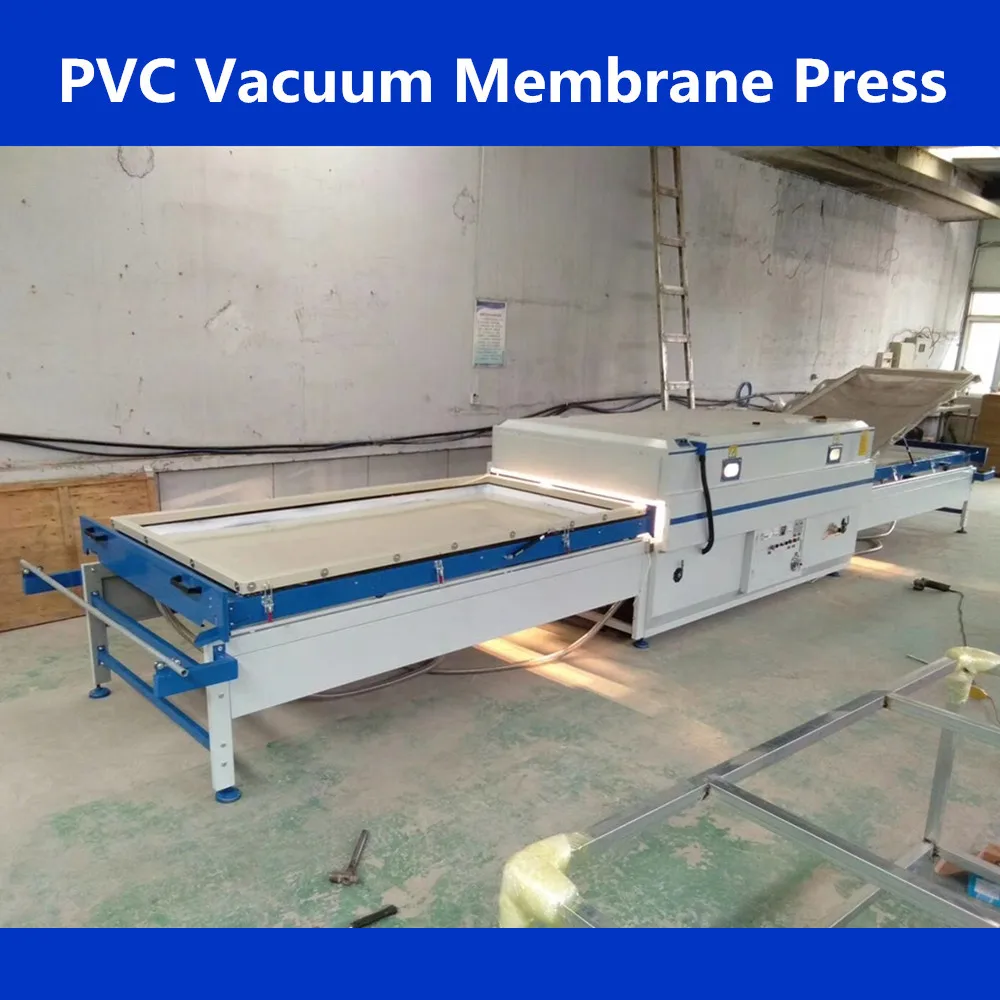 semi auto PVC membrane vacuum press machinein Woodworking Benches from