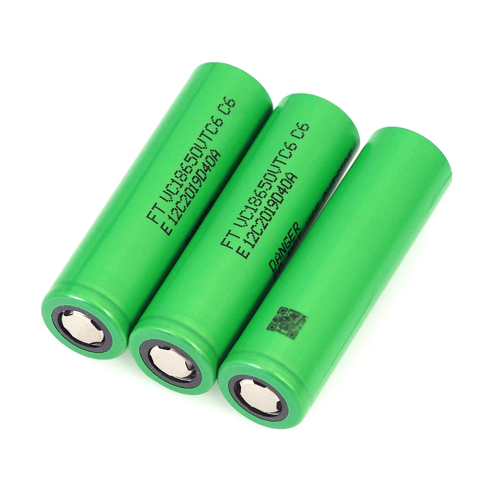 

VariCore VTC6 3.7V 3000 mAh Li-ion Battery 18650 VC18650VTC6 Toy Flashlight Tools E-cigarette rechargeable batteries