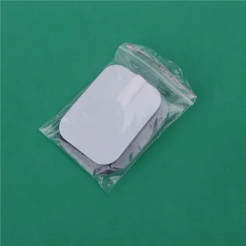 

100pcs needle SQUARE TENS MACHINE ELECTRODE PADS REUSABLE LONG-LIFE Self Adhesive Gel For simming therapy Massage Machine ,4*6cm