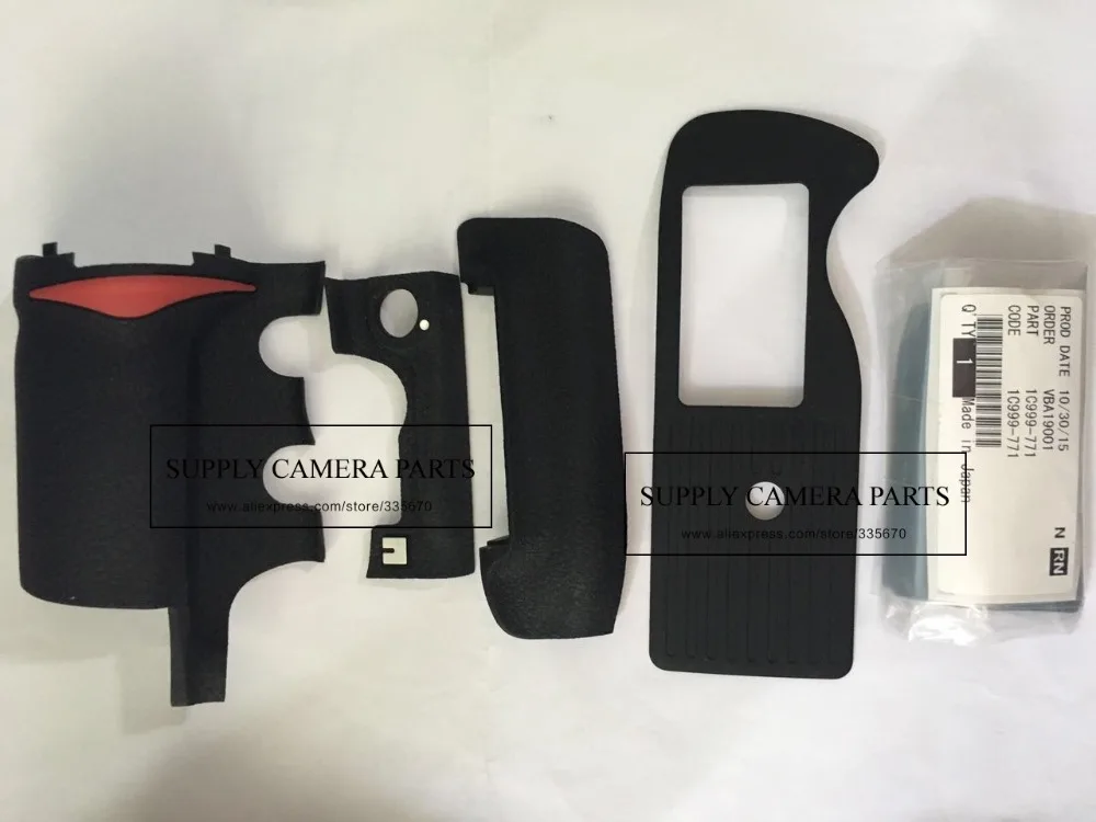 

A Set of 5 Pieces New Grip +left side +thumb +bottom +card cover Rubber For Nikon D3 D3s D3x SLR Camera+ 3M Tape