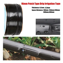 25m 16mm*0.2mm Space 10~40cm Patch Type Rain Irrigation Hose Drip Tape Farm Greenhouse Under Film Micro Drip Irrigation Tape pengelley contraception 16mm film