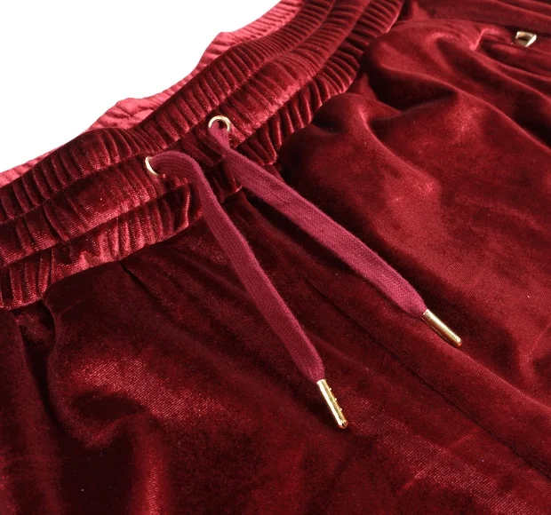 2017 New Fashion Gold Velvet Short Men Soild Side Zipper High Steert Solid Color Shorts KANYE WEST With The Paragraph