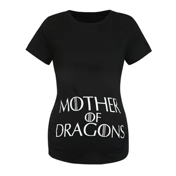 

Maternity Clothes Breastfeeding Clothes Nursing Clothes Maternity Clothes Letter print Tops T-shirt cotton For Short Women