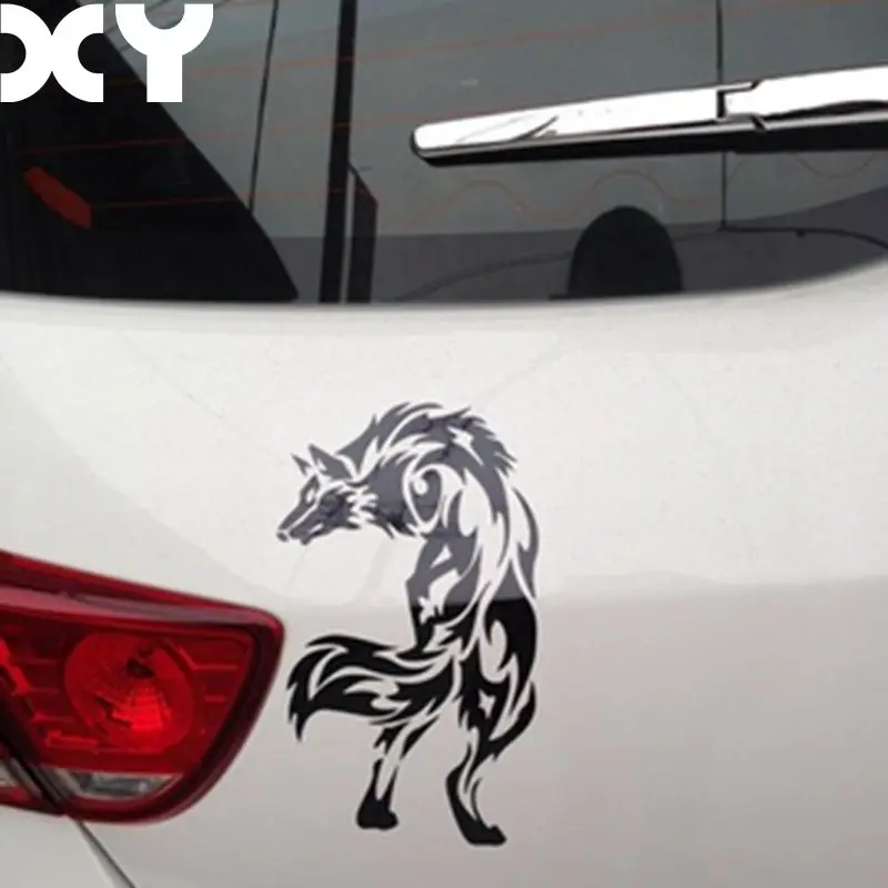Waterproof Cool Wolf Car Door Stickers Vinyl Decal Decorate Sticker for Car and Motorcycle Drop