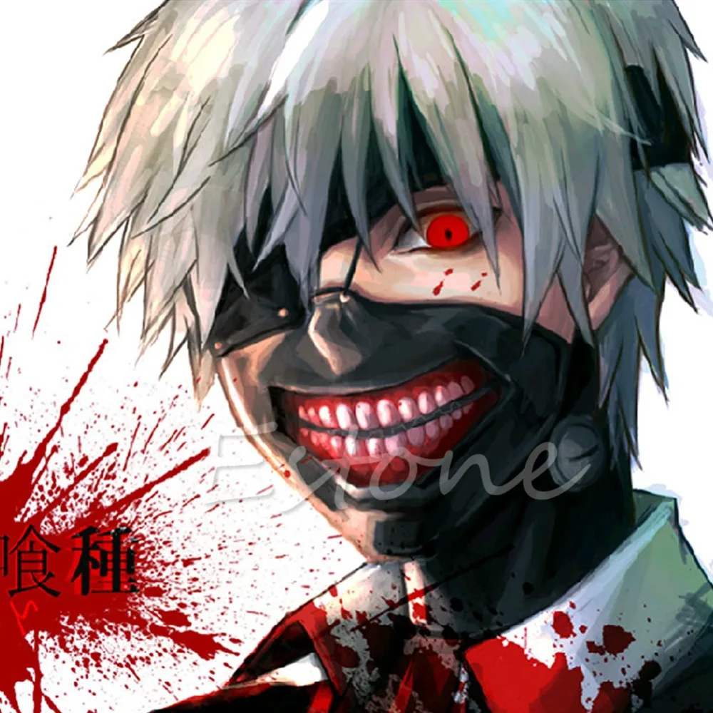 Горячая Распродажа маскарадные маски Токийский Гуль Kaneki Ken Регулируемая молния искусственная кожа маска-Y107