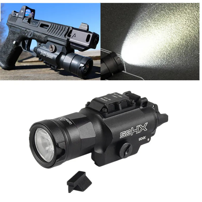 Universel Torche Lumière Lampe de poche Mont-Vélo Casque-Pistolet Air Rifle Scope