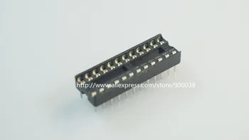 

10 pcs / Lot 0.100" 2.54mm IC socket Narrow 24 Position 2x12 24 Pin Row spacing 7.62mm DIP Through hole solder PCB