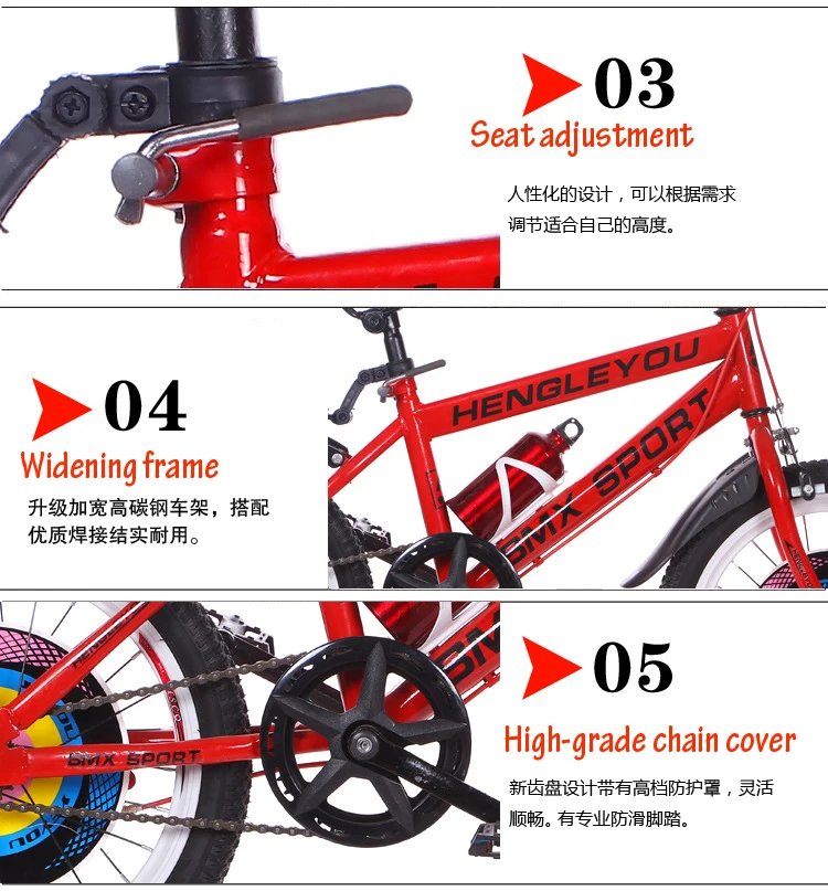 Excellent 2017 New 18.20.22Inches Children Bicycles Steel  Aluminium Frame Mountain Bike Skid Pedal Hydraulic Disc Brakes Children Bicycle 12