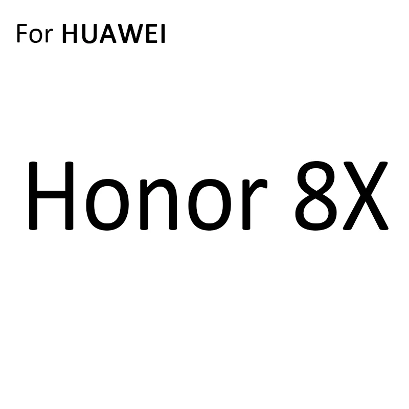 Прозрачный силиконовый чехол для телефона с полным покрытием для HuaWei Honor 9X V9 8A 8C 8X8 S фотоаппаратов моментальной печати 7S 7A 7X 7C 7 6A 6C 6X6 8 Pro Max играть 3 3e глобальной ТПУ чехол - Цвет: For Honor 8X