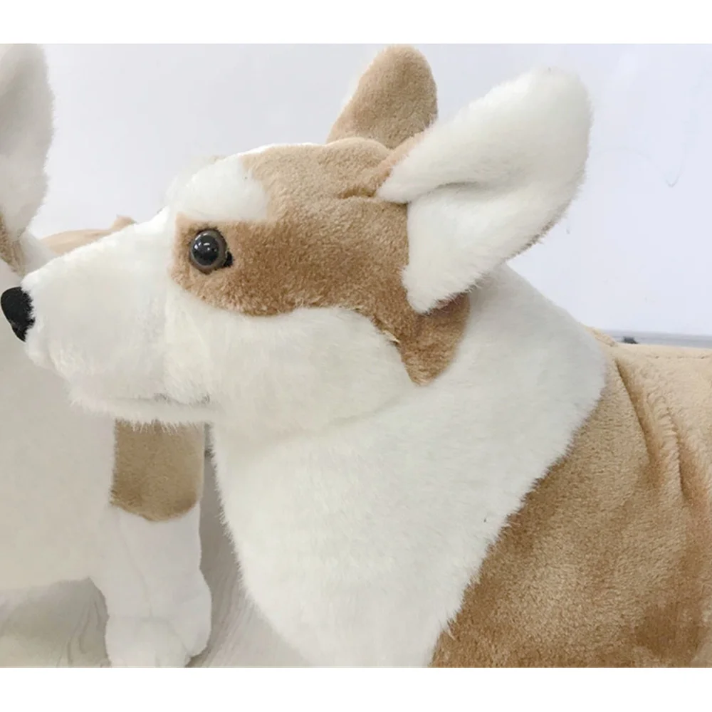 Fancytrader имитация плюша корги собака игрушка для детей большой реалистичное качество животные собака кукла 50 см 20 дюймов