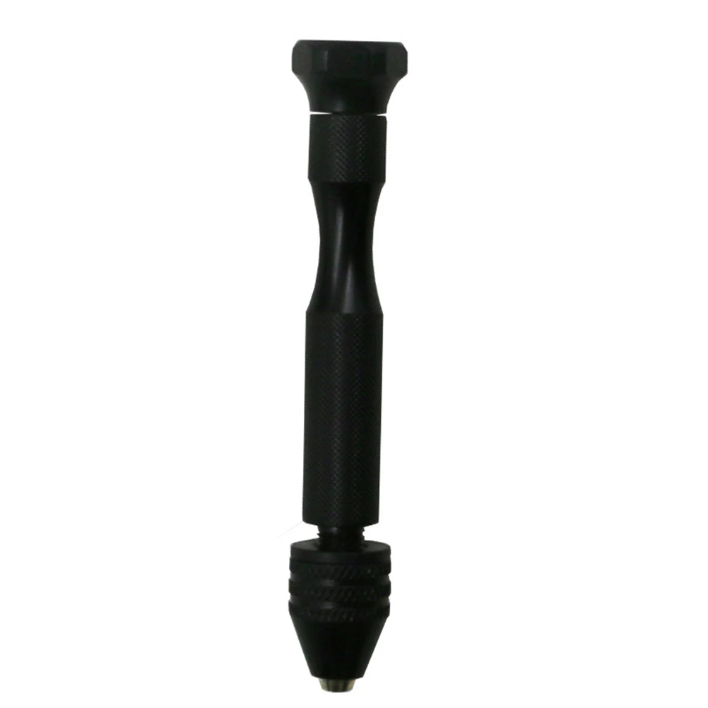 Черная прецизионная шпилька тиски ручная дрель с спиральными сверлами для моделей и хобби часть инструмента