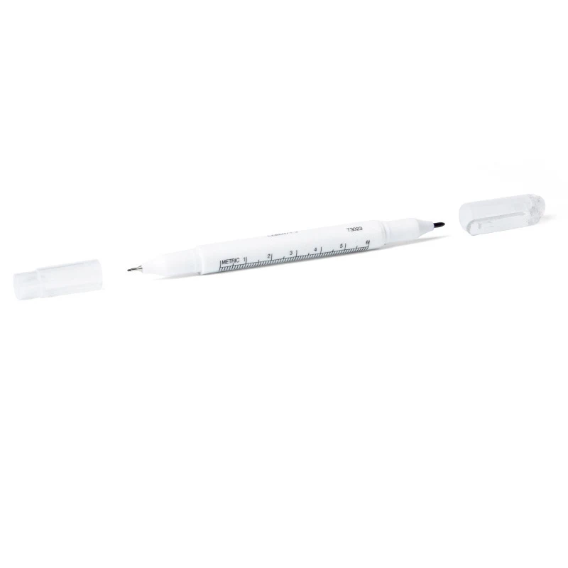 1PC Double side Surgical Skin Marker eyebrow pen measuring ruler Microblading Positioning Piercing Tool Tattoo accesories supply