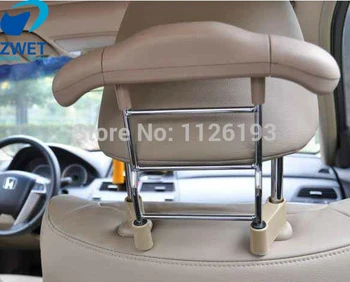 

ZWET Retractable car hanger car clothes rack car suit hanger vehienlar hangers stainless steel hanger