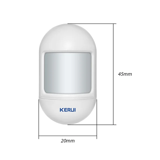 KERUI P831 Motion Sensor Detector Alarm Wireless Mini PIR Infrared with Magnetic Swivel Base for W181 W184 W204 Home Security 6