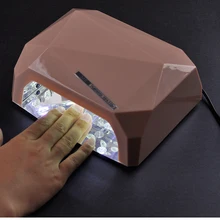 Новая Алмазная форма Сушилка для ногтей Светодиодный УФ-лампа 36 Вт гелевая машина для ногтей сухой лак для ногтей Инструменты Защитная лампа с автоматическим датчиком