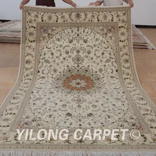 Yilong 6'x9' Восточный Кашмири вязаный шерстяной коврик ручной работы изысканный персидская шерсть ковер(1478