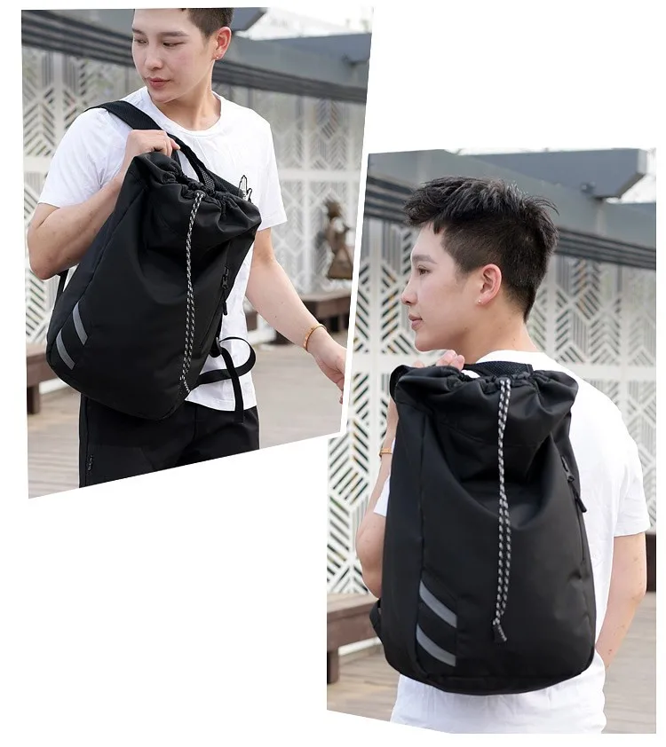 casual preto mochila para o menino bolsa