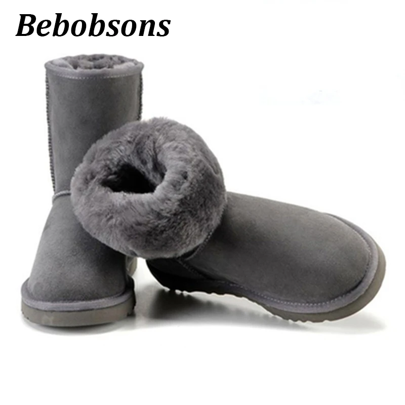 New women winter boots classic high-quality genuine leather snow boots australian warm brand boots for woman shoes botas mujer New women winter boots classic high-quality genuine leather snow boots australian warm brand boots for woman shoes botas mujer