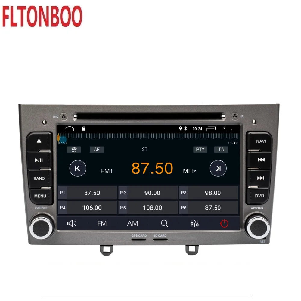 7&quot Android 9 for PEUGEOT 408 2din car dvd gps navigation wifi radio bluetooth canbus Steering wheel free 16g map | Автомобили и