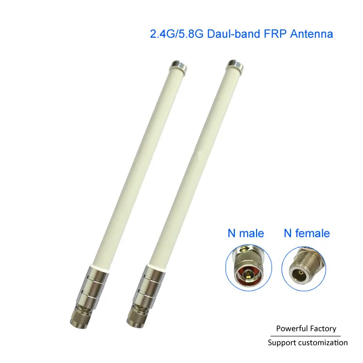 Наружная Wi Fi стандартная антенна N Male Omni Dual Band 2 4G 5 8G FPR 1 шт.|Антенны для связи| |