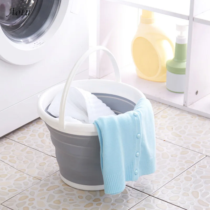 Home Storage Baskets for Cleaning Car Folding Washing Clothes Baskets