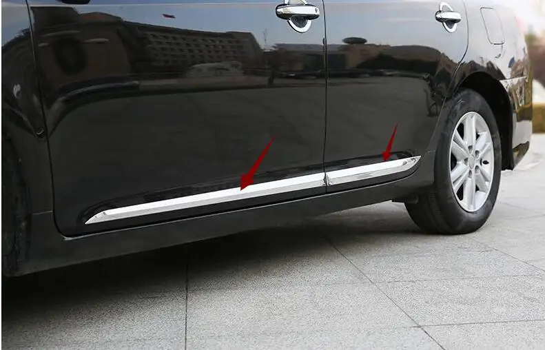 Car Accessories For Toyota Camry 2018 Outer ABS Side Door Body Moulding