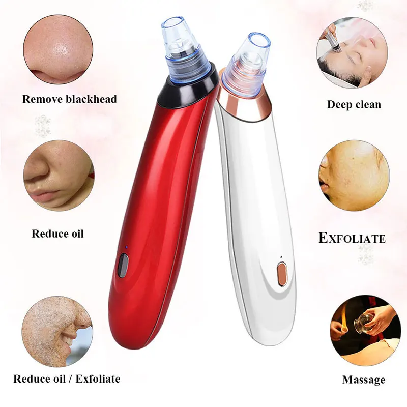 

Black Head Cleaner Blackhead Beauty Apparatus Blackhead Removal Equipment Massage Beauty Health Fashion Fast ABS 3 Colors