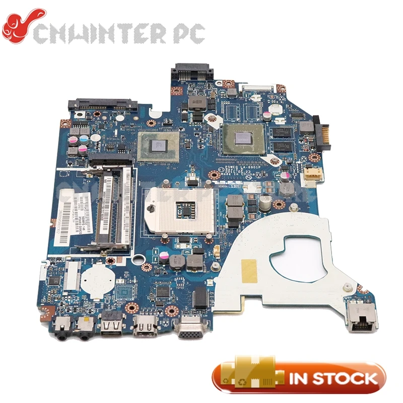 NOKOTION материнская плата для ноутбука Acer aspire 5750 5750G P5WE0 LA 6901P MBBYL02001 MB.BYL02.001 HM65 DDR3