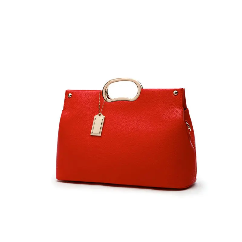 Women's simple elegant ladies office bag commute handbag big capacity ...