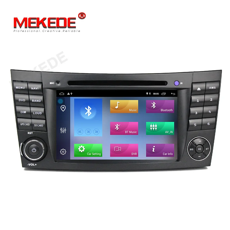 Perfect MEKEDE Two Din Car Multimedia Player Android 9.1 DVD Player For Mercedes/Benz/E-Class/W211/E300/CLK/W209/CLS/W219 GPS Radio 1
